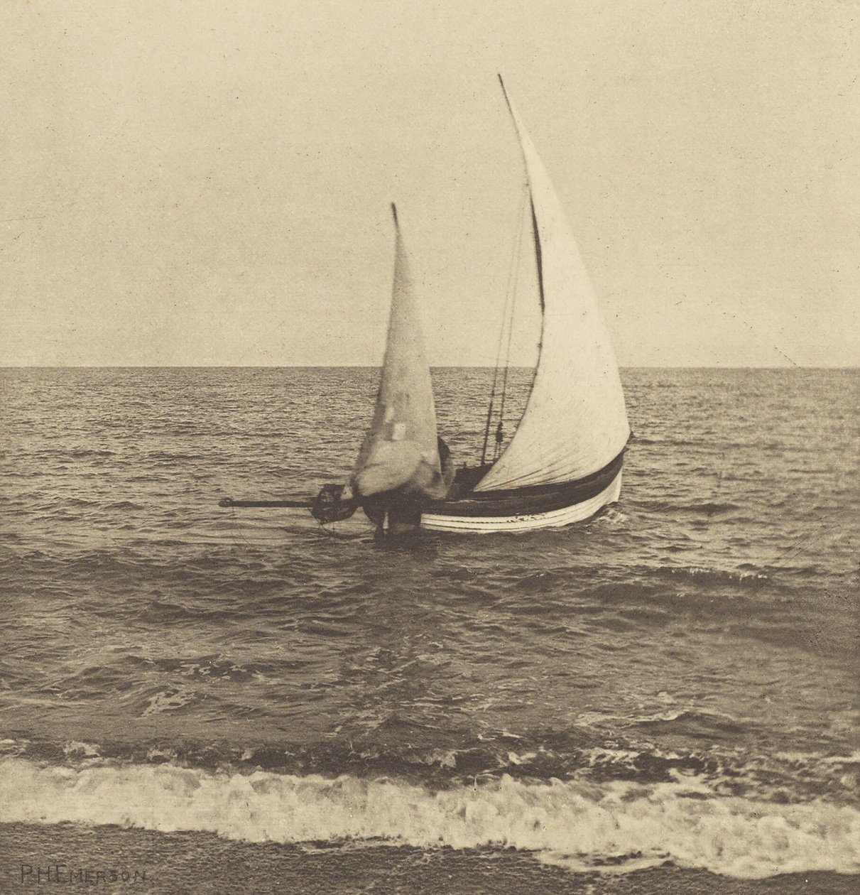 Krewetka z Suffolk "odchodzi" autorstwa Peter Henry Emerson