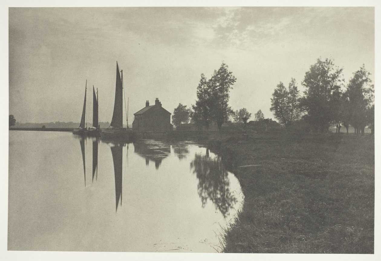 Cantley: Wherries czekają na zmianę przypływu autorstwa Peter Henry Emerson
