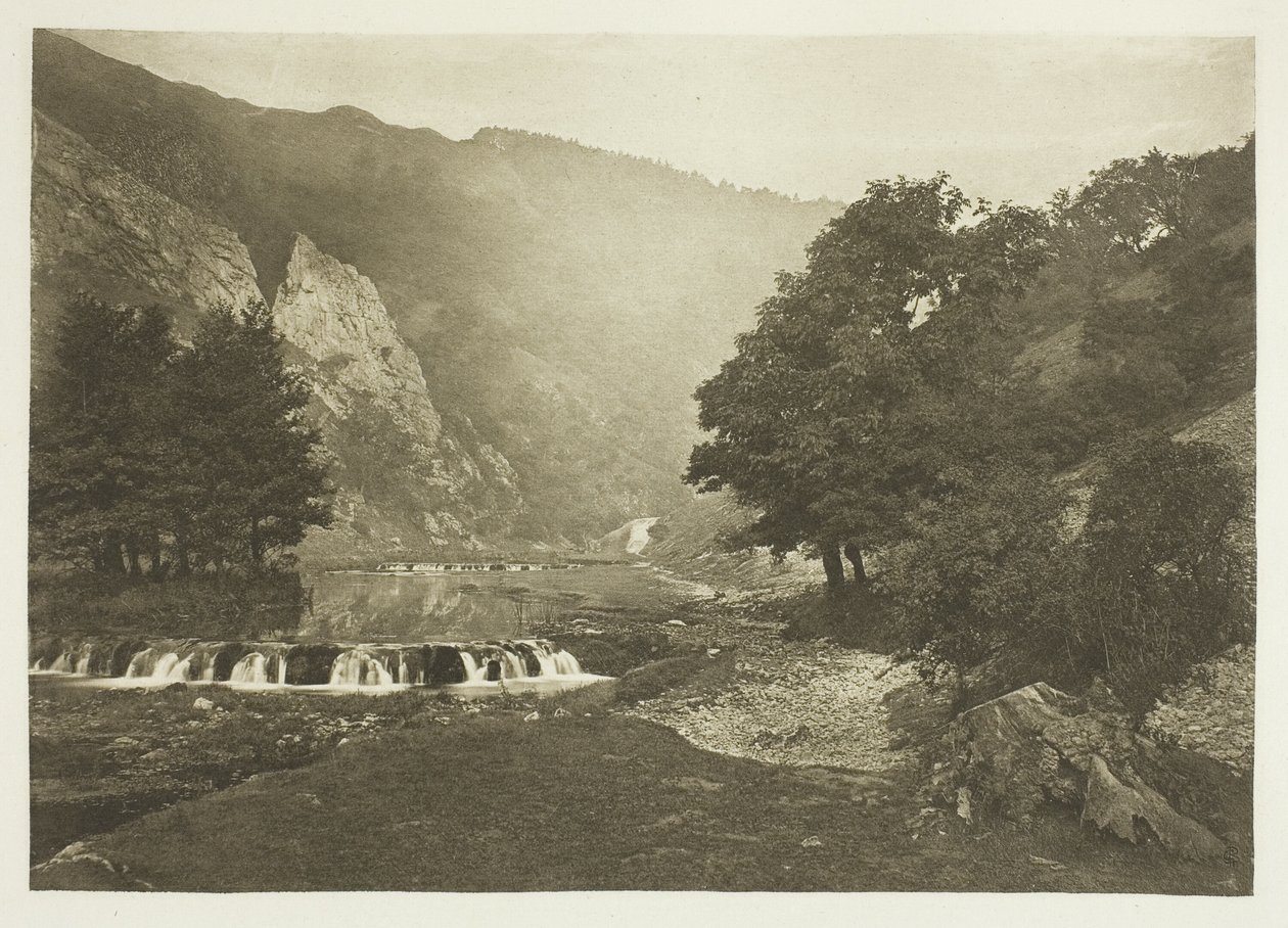Wejście do Dove Dale, Derbyshire autorstwa Peter Henry Emerson