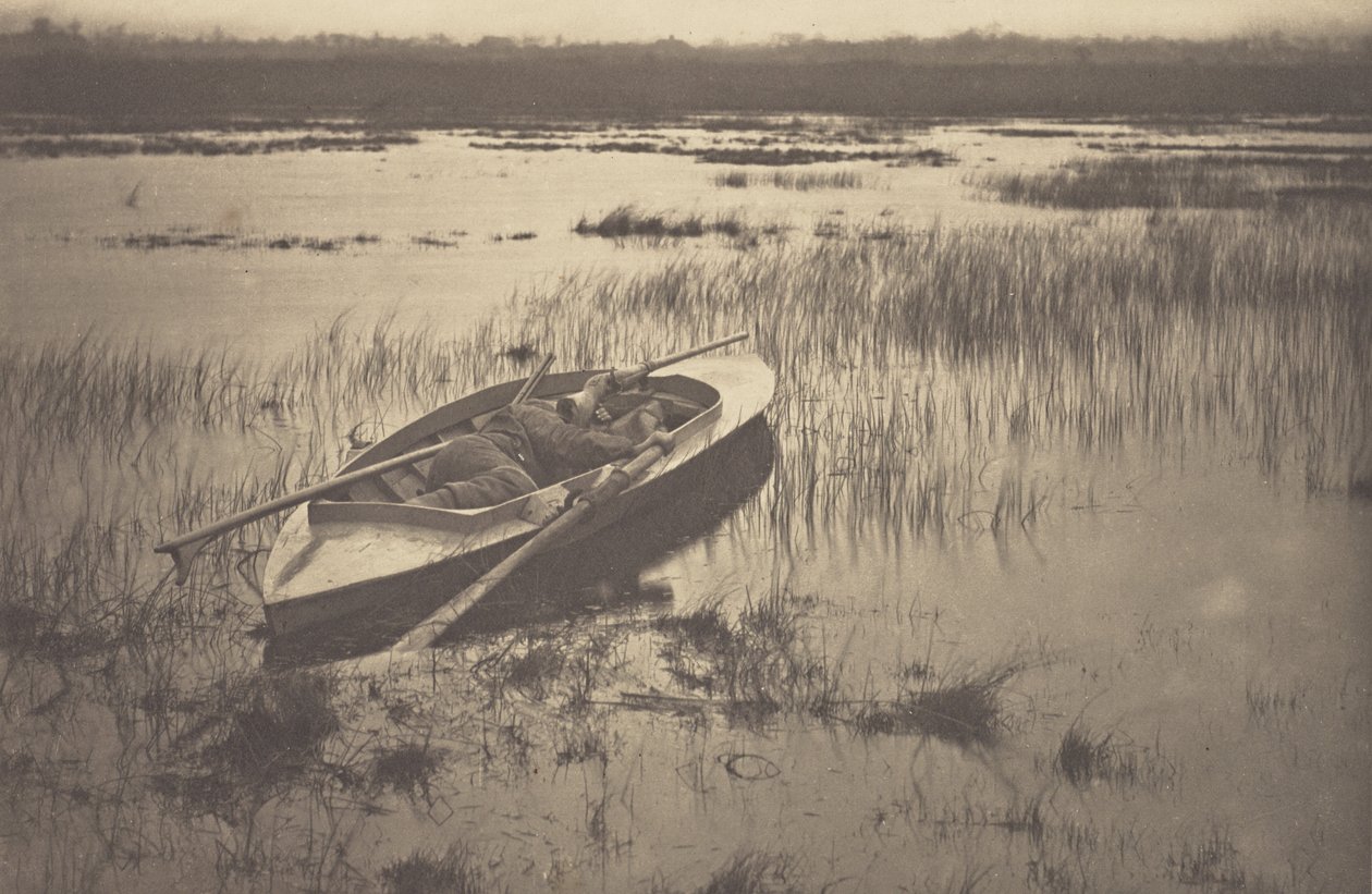 Myśliwy skradający się do ptactwa autorstwa Peter Henry Emerson