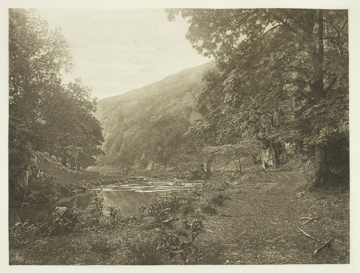 W Dove Dale autorstwa Peter Henry Emerson