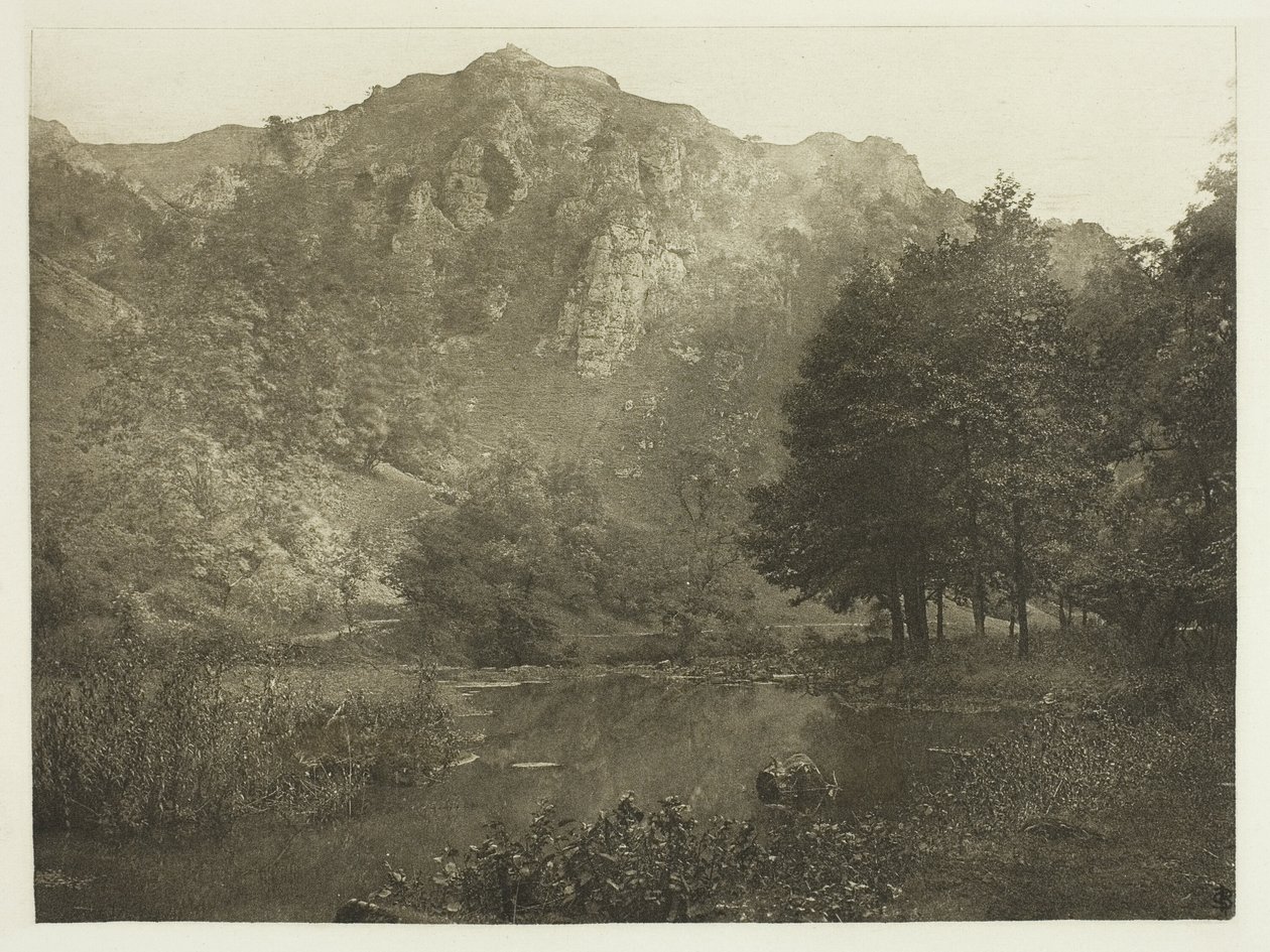 W Dove Dale autorstwa Peter Henry Emerson