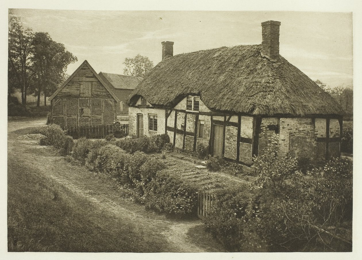 Dom Izaaka Waltona w Shallowford, Staffordshire autorstwa Peter Henry Emerson