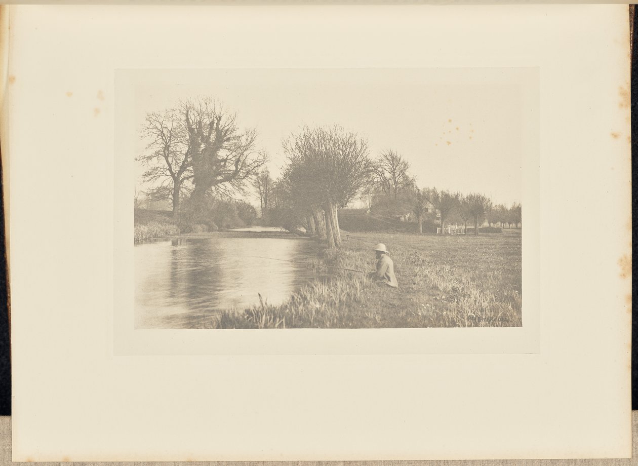 Domek dozorcy, łowisko Amwell Magna autorstwa Peter Henry Emerson
