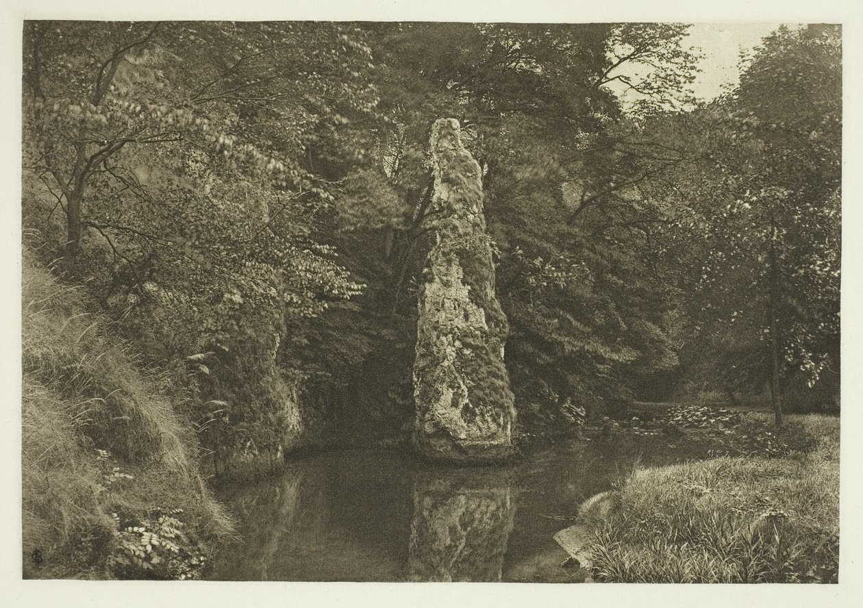 "Pike Pool," Beresford Dale autorstwa Peter Henry Emerson