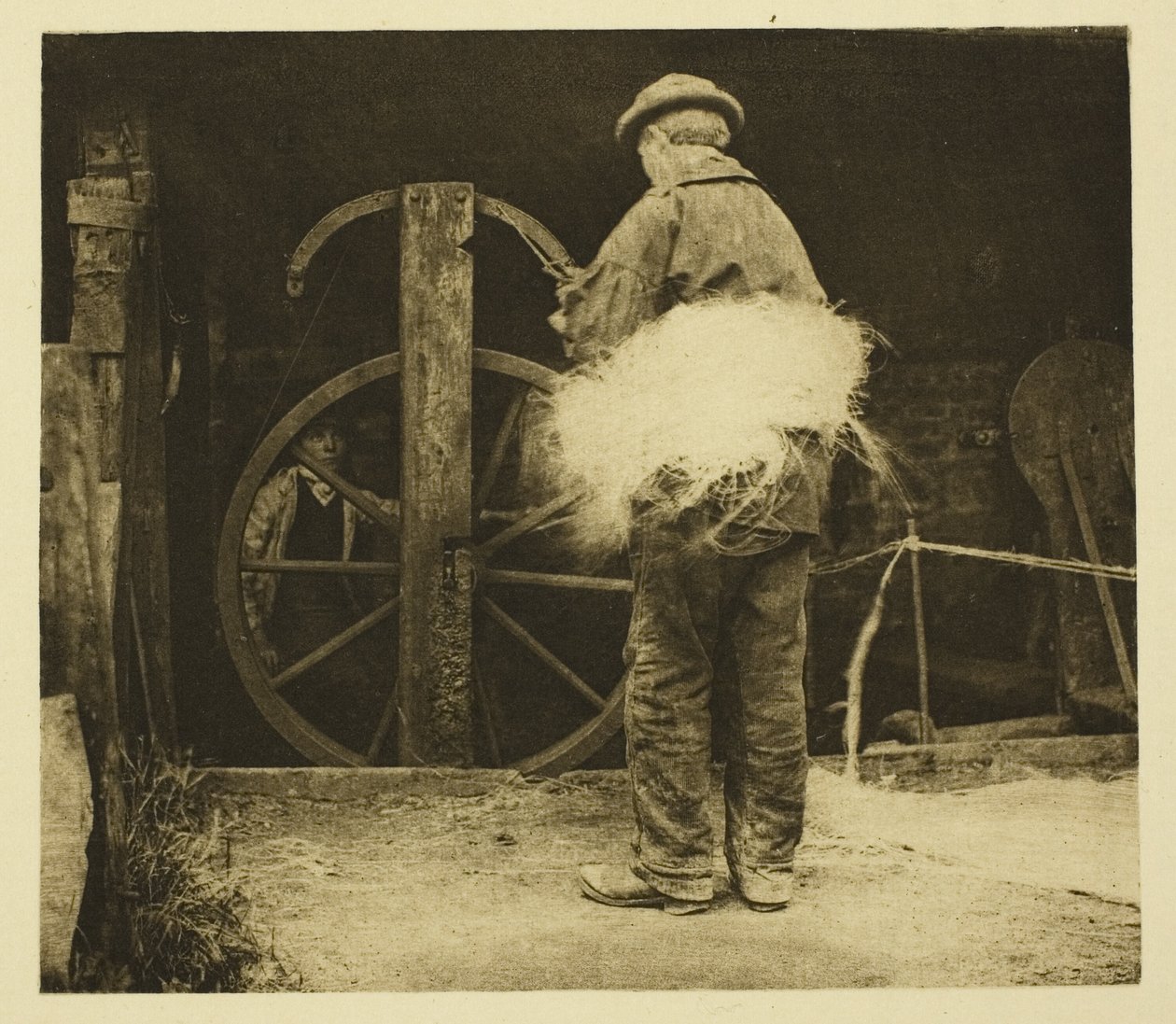 Przędzenie po linie autorstwa Peter Henry Emerson