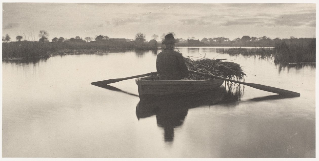 Wiosłując do domu z przyborami szkolnymi autorstwa Peter Henry Emerson