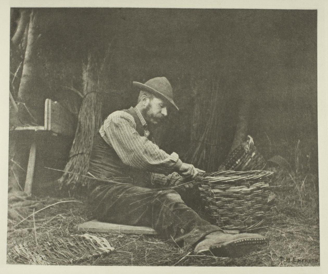 Koszykarz (Norfolk) autorstwa Peter Henry Emerson