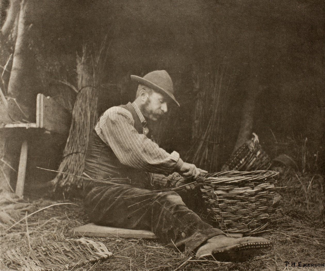 Koszykiarz autorstwa Peter Henry Emerson