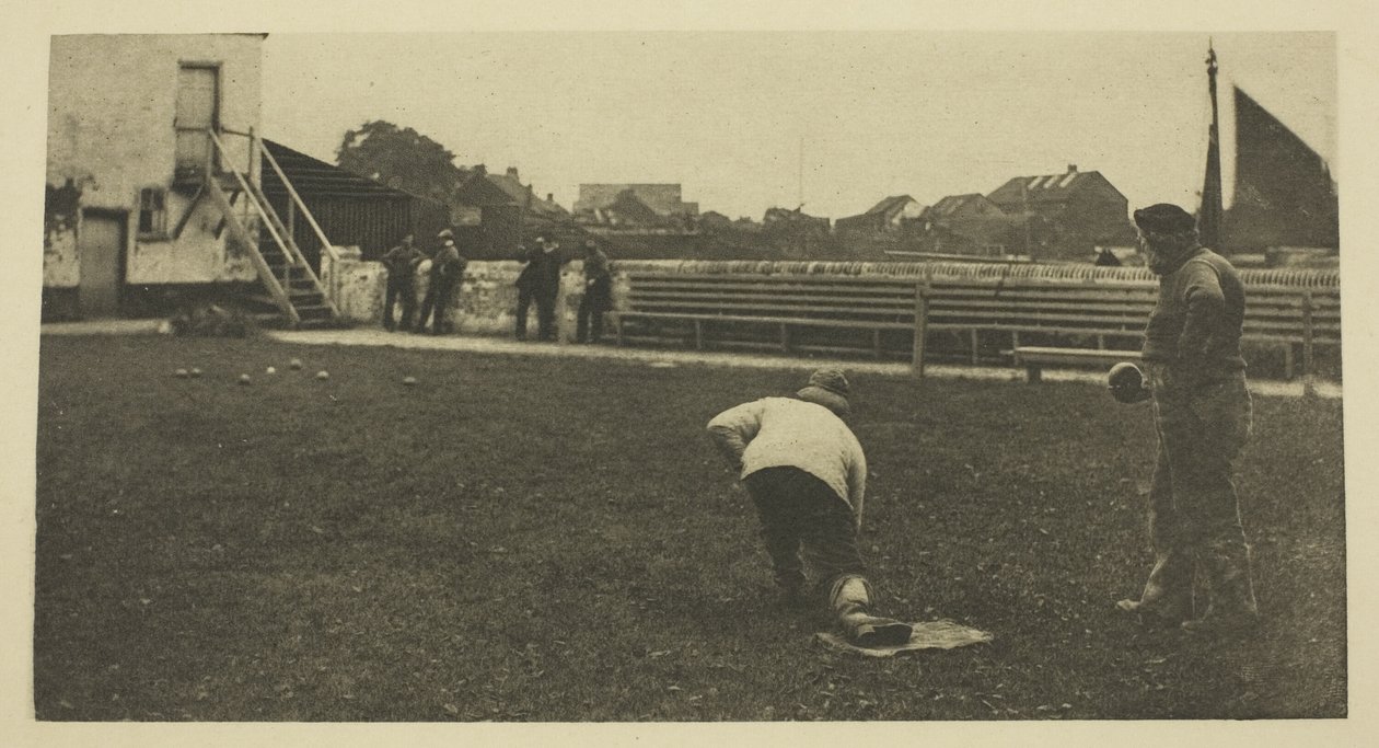 Zielona kręgielnia autorstwa Peter Henry Emerson