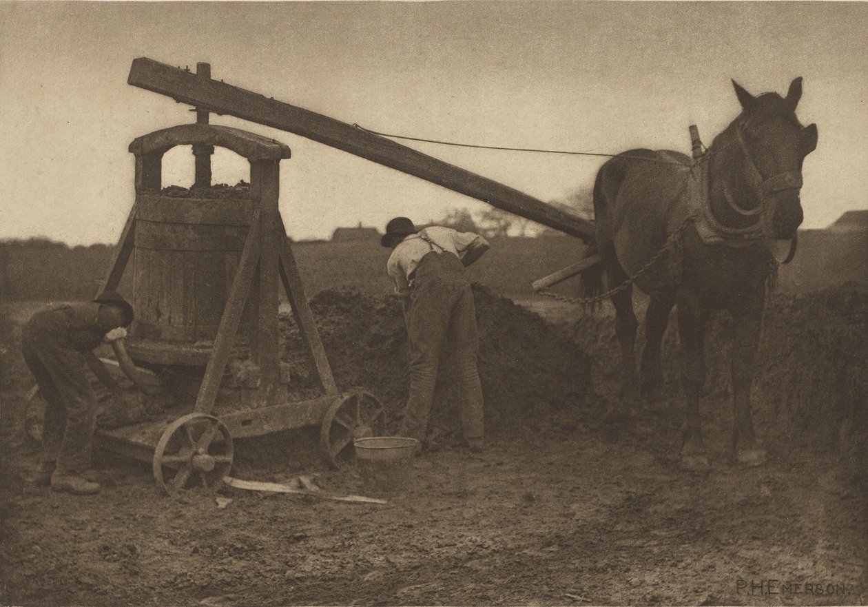 Młyn gliny (Norfolk) autorstwa Peter Henry Emerson
