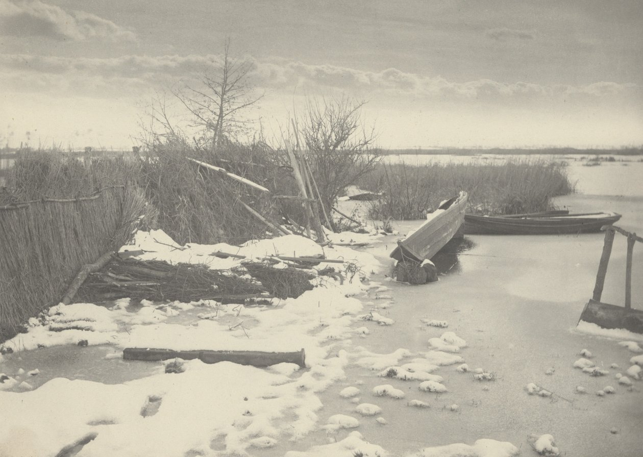 Pierwszy mróz, 1886 (zdjęcie) autorstwa Peter Henry Emerson
