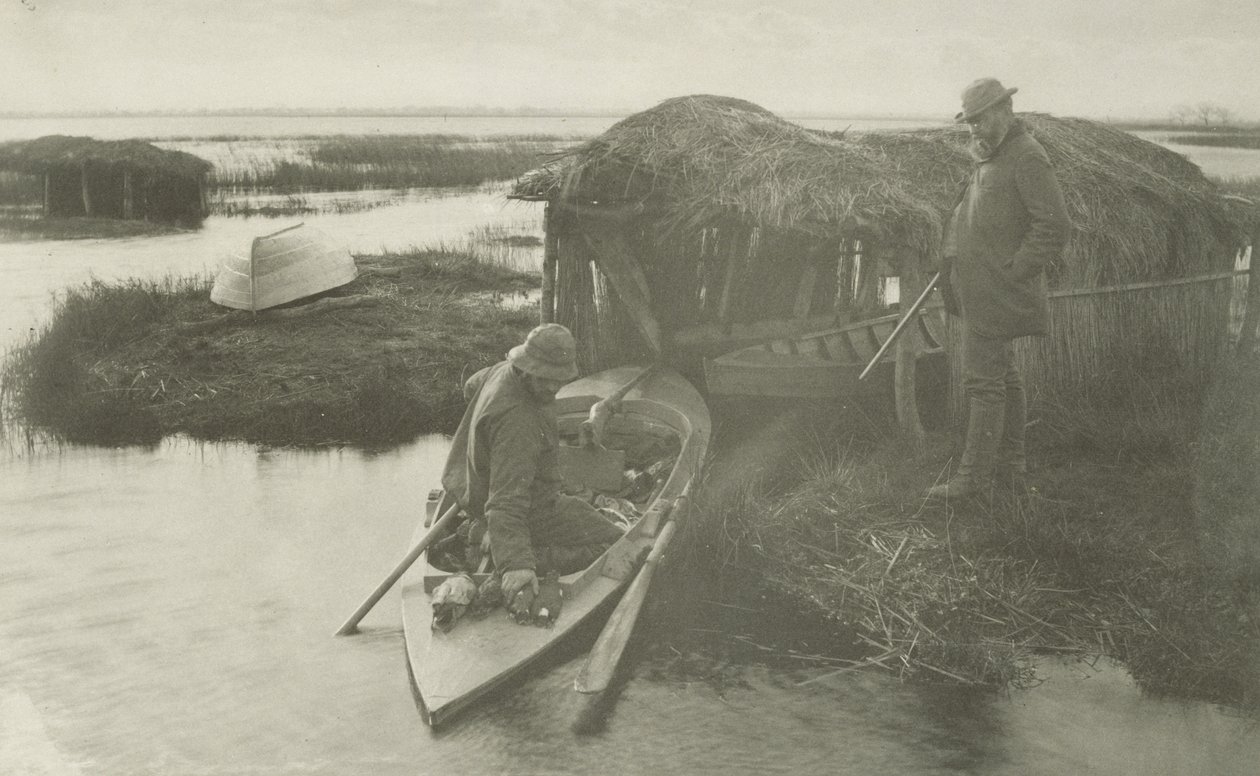 Powrót Fowlera, ok. 1885 (odbitka platynowa) autorstwa Peter Henry Emerson