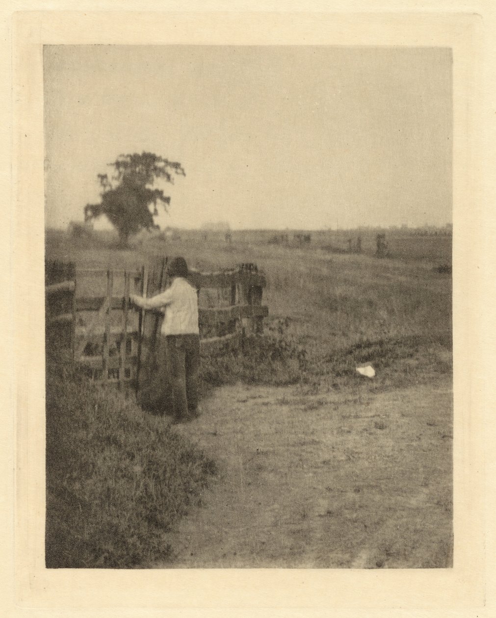 Ostatnia brama, w lub przed 1895 r. (zdjęcie) autorstwa Peter Henry Emerson