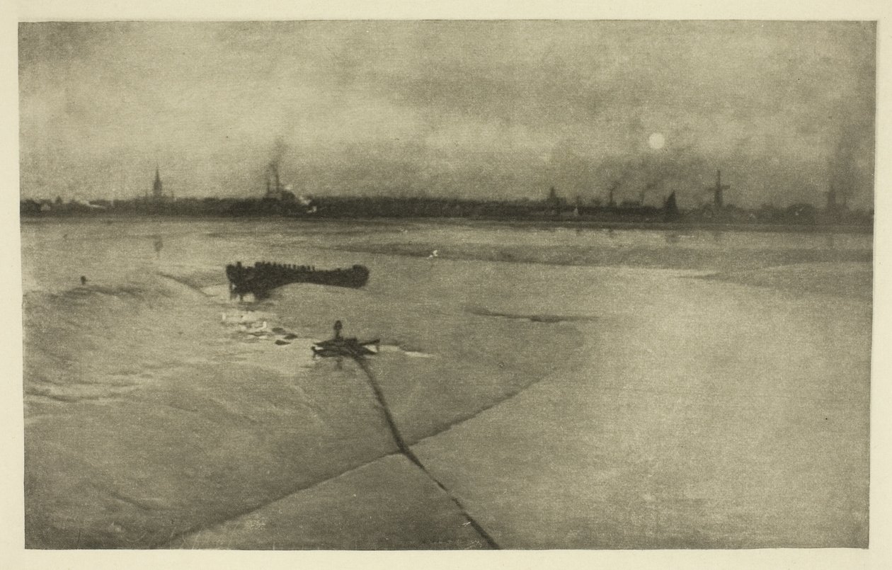 The Last of the Ebb-Great Yarmouth z Breydon autorstwa Peter Henry Emerson