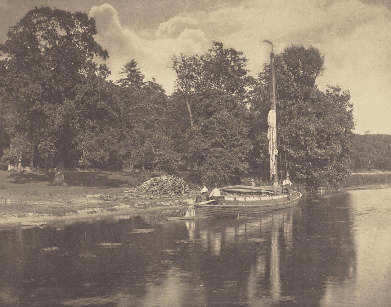 Rzeka Bure w Coltishall autorstwa Peter Henry Emerson