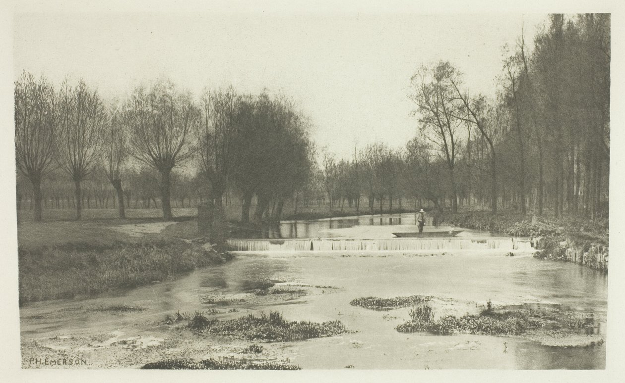 The Shoot, łowisko Amwell Magna autorstwa Peter Henry Emerson