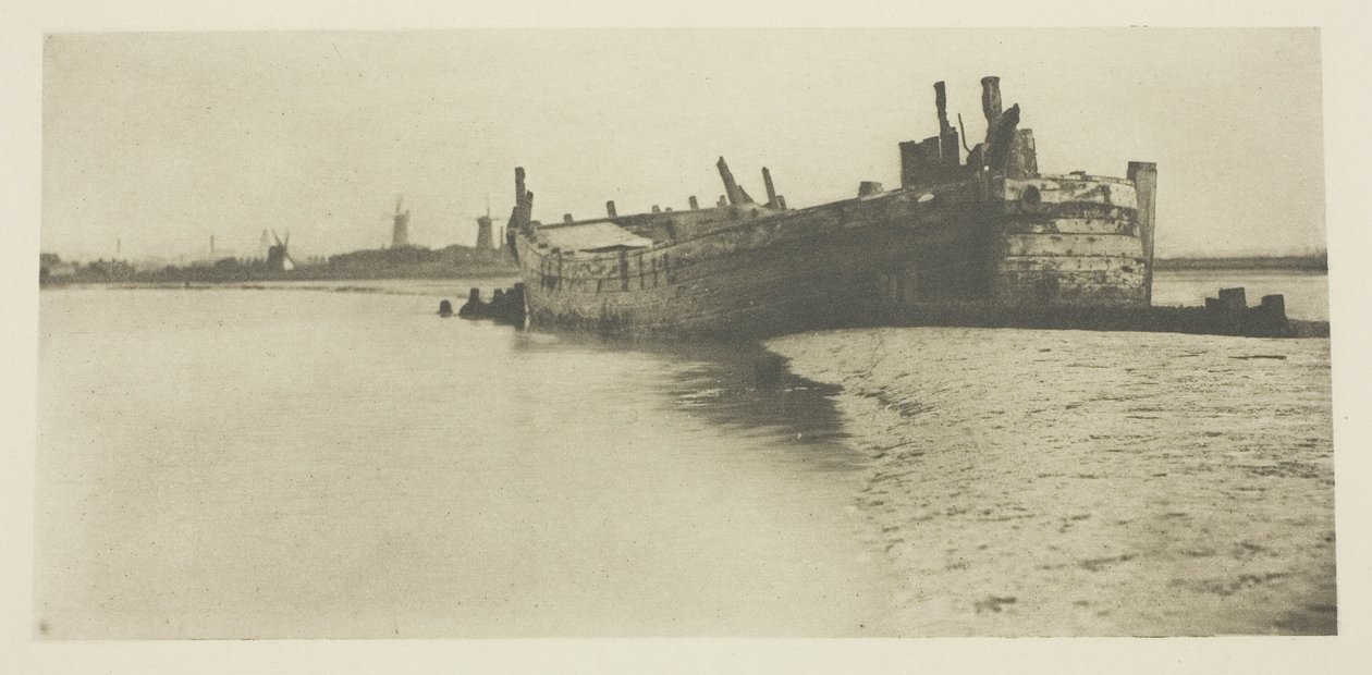 Stary statek autorstwa Peter Henry Emerson