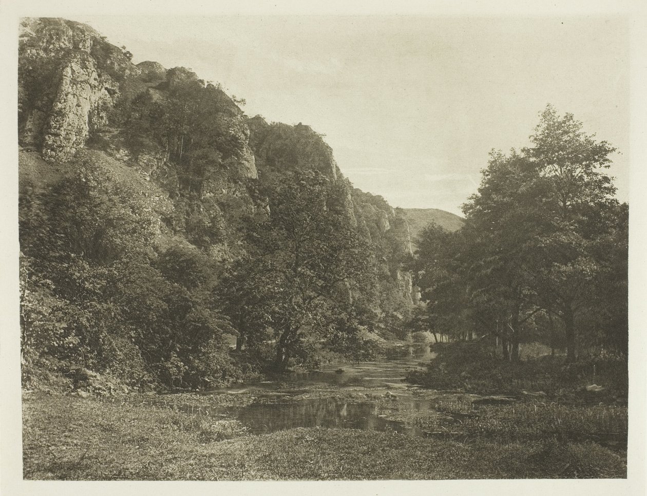 Tissington Spires, Dove Dale autorstwa Peter Henry Emerson