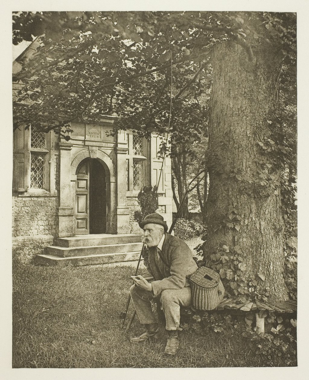 Dom rybacki Waltona i Cottona (The Doorway) autorstwa Peter Henry Emerson