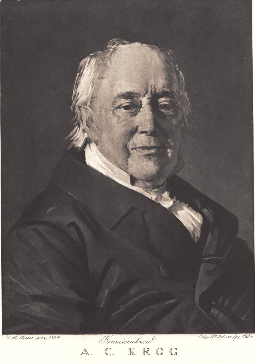 A. C. Krog autorstwa Peter Vilhelm Ilsted