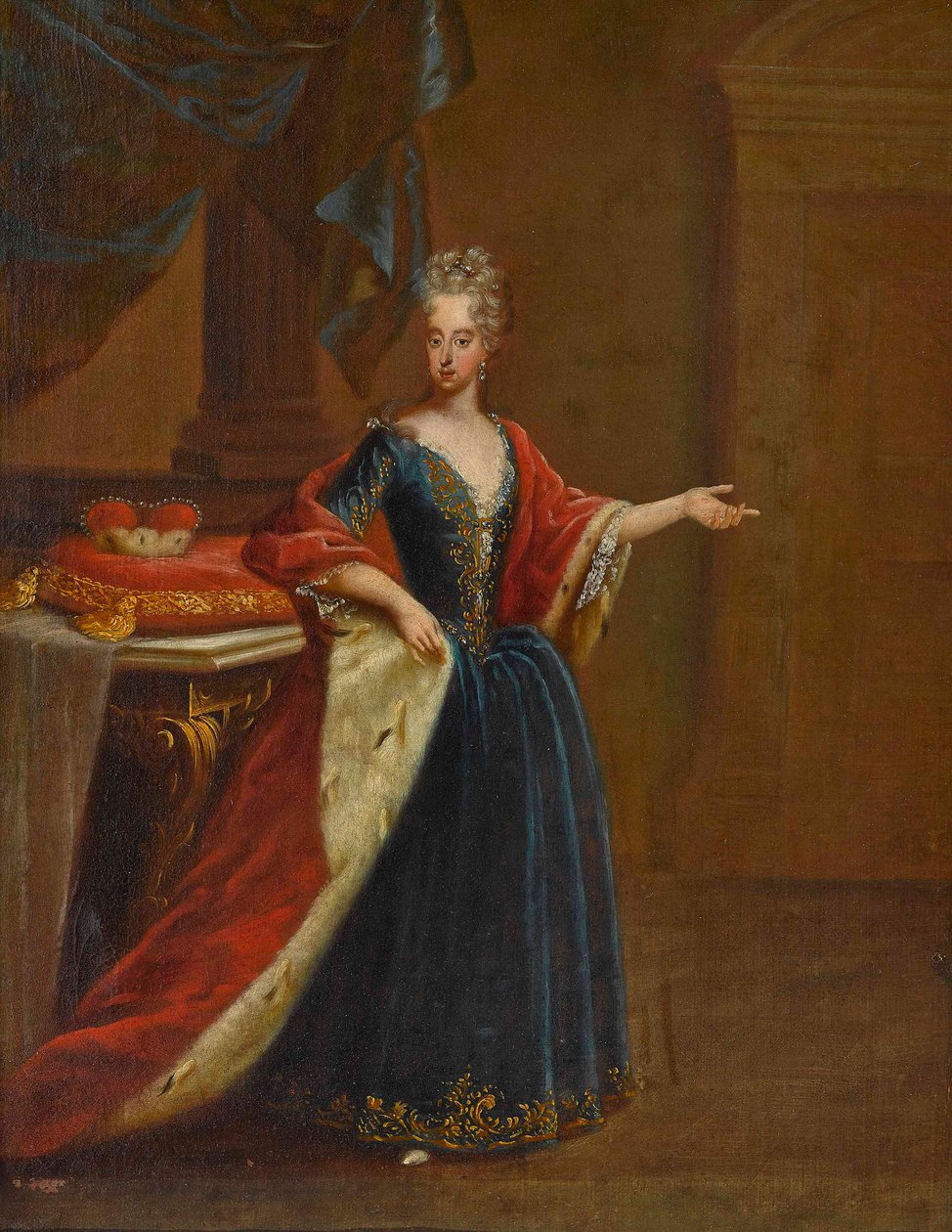 Portret Marii Antonii z Austrii 1669-1692, elektorki Bawarii. autorstwa Peter Jacob Horemans