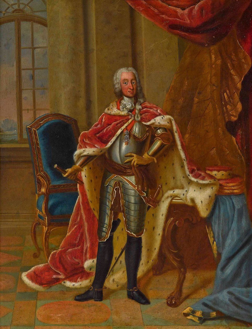 Portret księcia Klemensa Franciszka Bawarii 1722-1770. autorstwa Peter Jacob Horemans