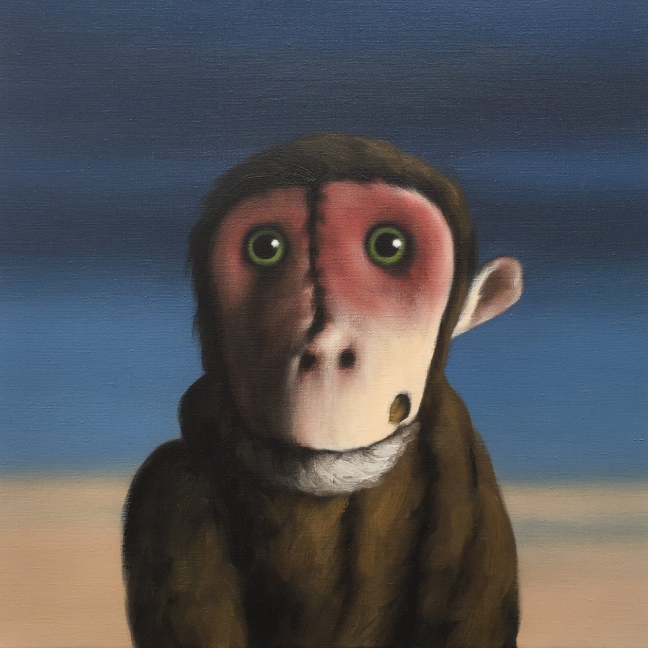 Małpa Fergusa, 2017 autorstwa Peter Jones