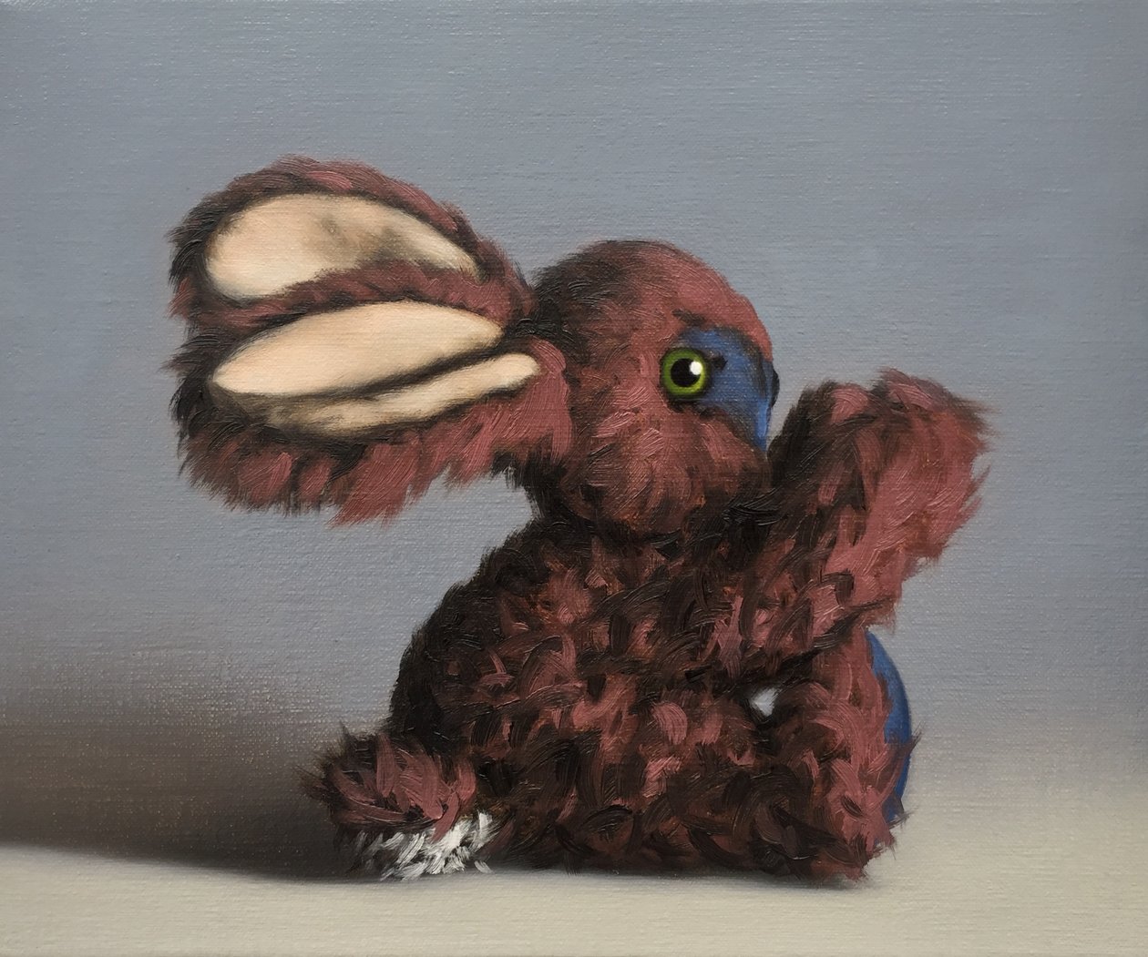 Różowy króliczek, 2017 autorstwa Peter Jones