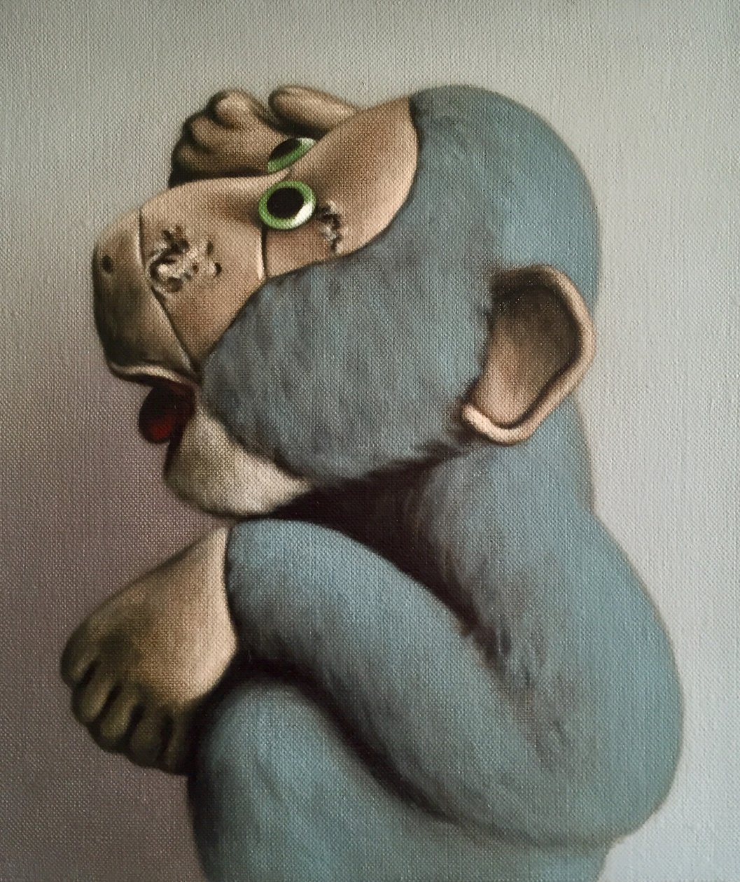 Miękka Niebieska Małpa, 2006 autorstwa Peter Jones