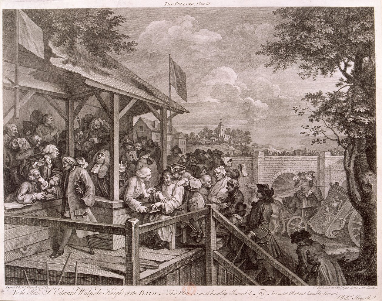 „Sondaż”, 1758 autorstwa Peter La Cave