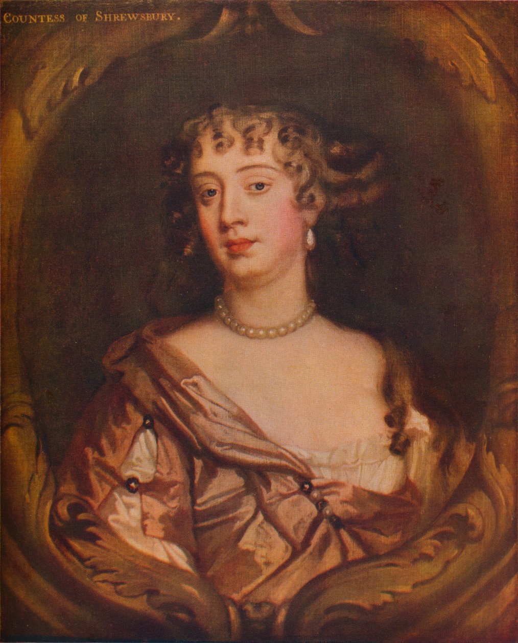 Anna Maria Talbot hrabina Shrewsbury, c1670 autorstwa Peter Lely