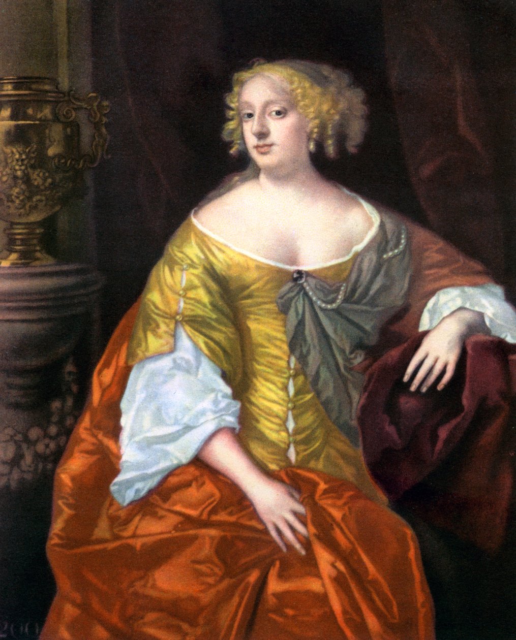 Anne Digby, hrabina Sutherland, ok. 1660. autorstwa Peter Lely