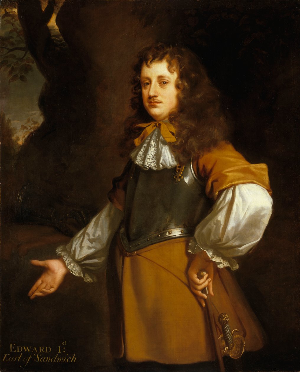 Edward Montagu autorstwa Peter Lely