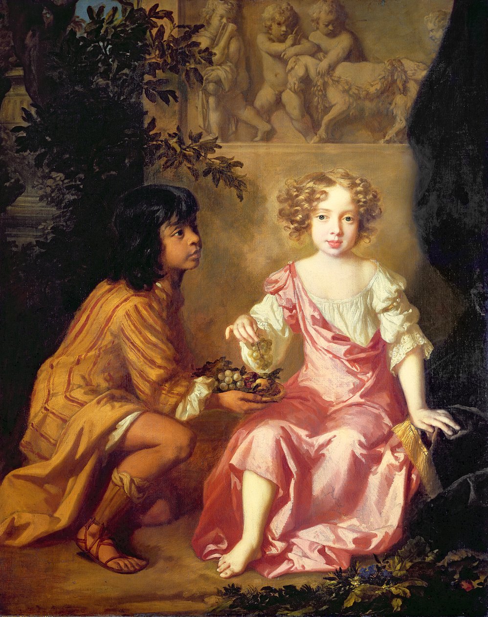 Lady Charlotte Fitzroy (1664-1719), późniejsza hrabina Lichfield (olej na płótnie) autorstwa Peter Lely