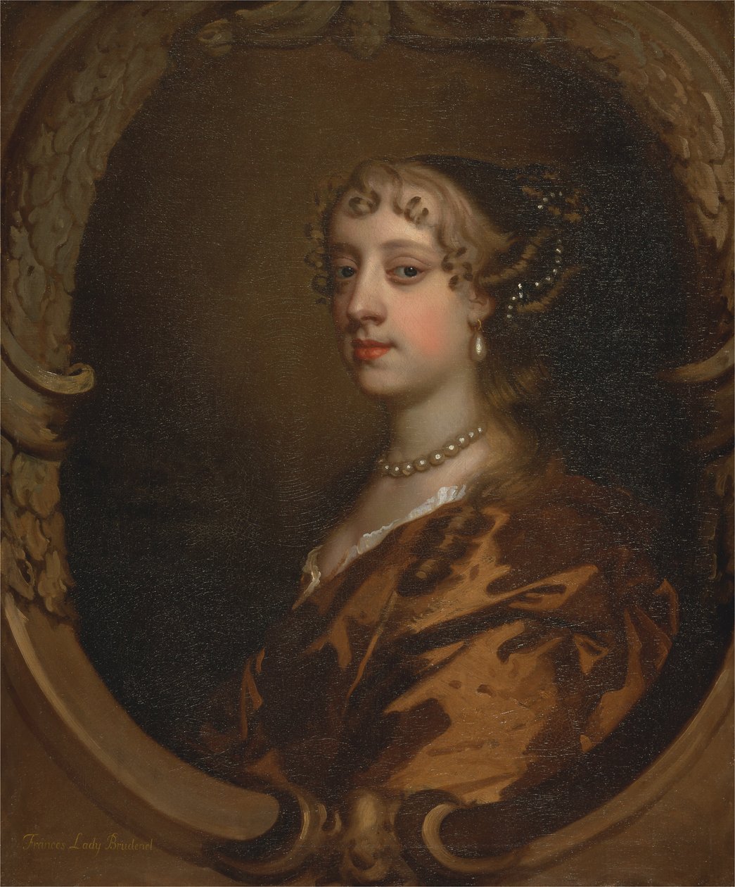 Lady Frances Savile, później Lady Brudenell, ok. 1668 (olej na płótnie) autorstwa Peter Lely