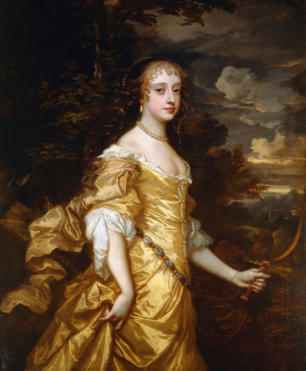 Portret Frances Teresy Stuart, księżnej Richmond i Lennox (1648-1702) autorstwa Peter Lely