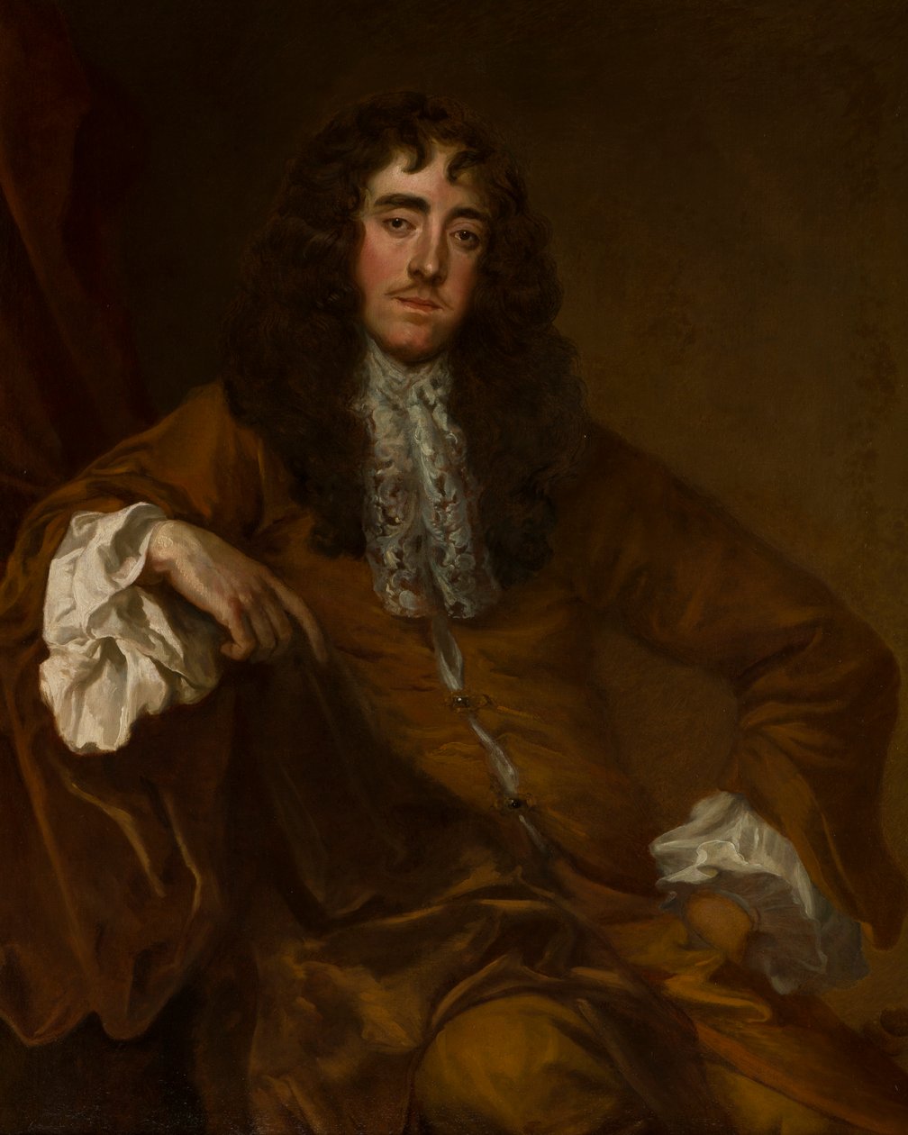 Portret Lionela Tollemache, 3. hrabiego Dysart (1649-1727), ok. 1669-80 (olej na płótnie) autorstwa Peter Lely