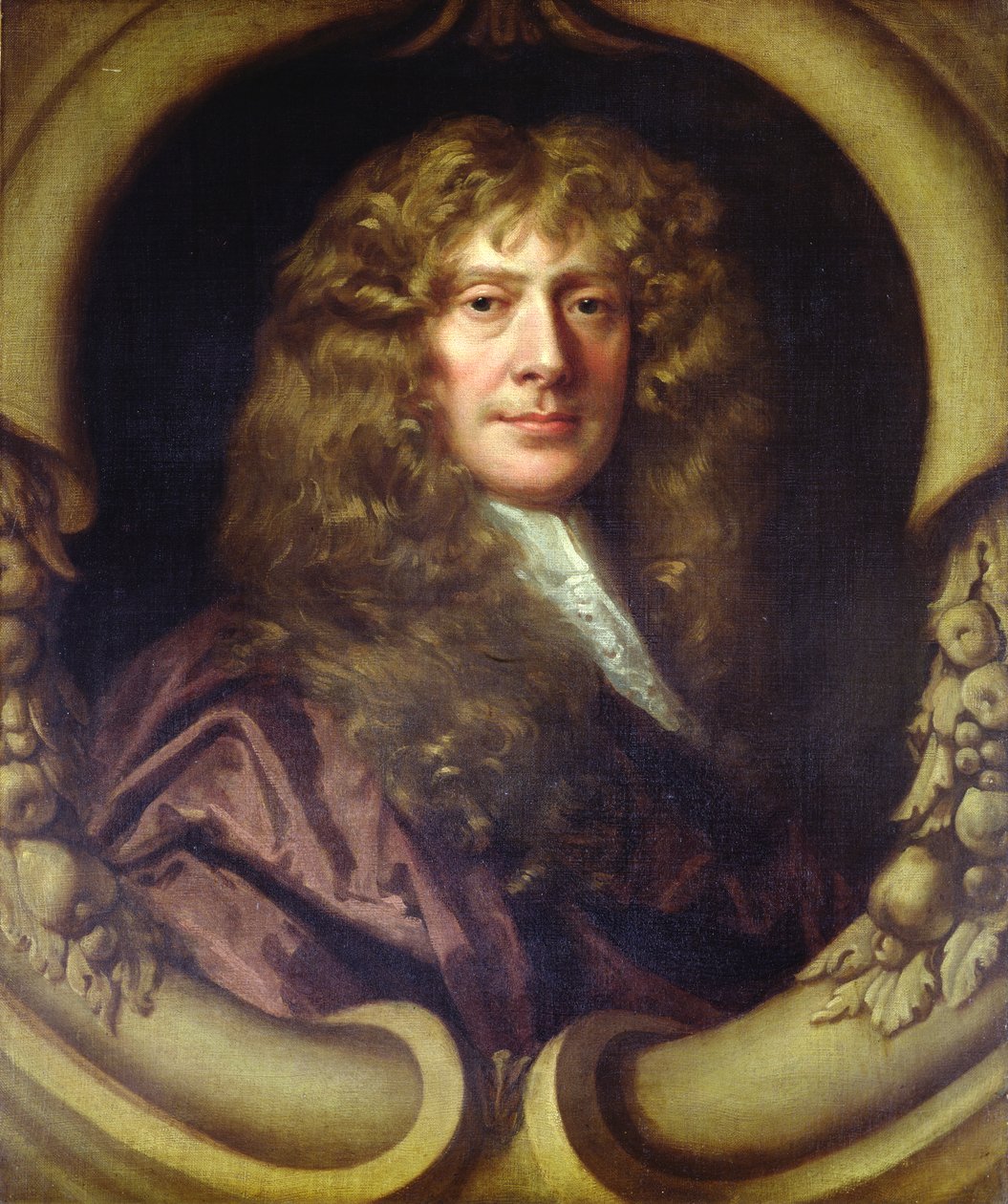 Portret dżentelmena, ok. 1670 (olej na płótnie) autorstwa Peter Lely