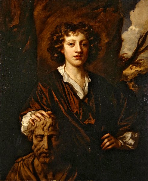 Portret młodzieńca (olej na płótnie) autorstwa Peter Lely