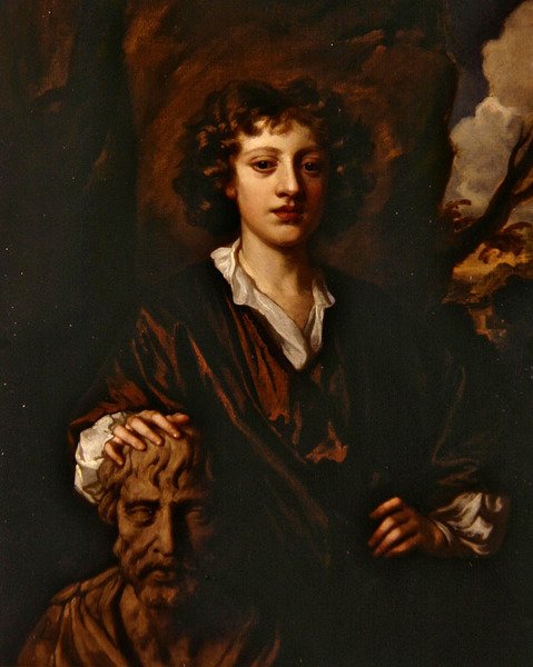 Portret młodzieńca, ok. 1665-70 (olej na płótnie) autorstwa Peter Lely