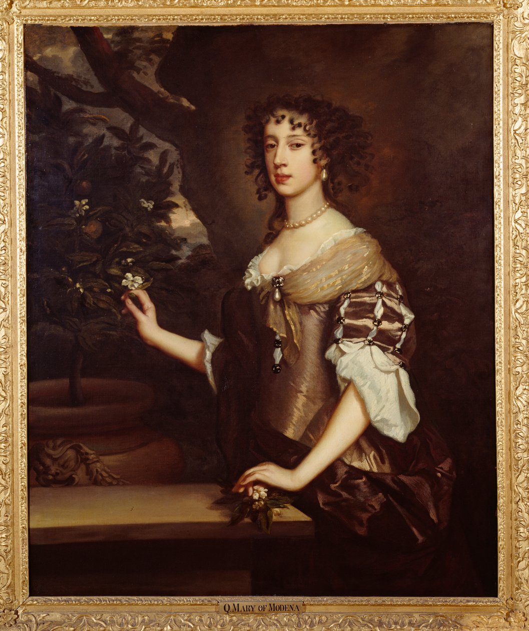 Królowa Maria z Modeny, ok. 1673-80 (olej na płótnie) autorstwa Peter Lely