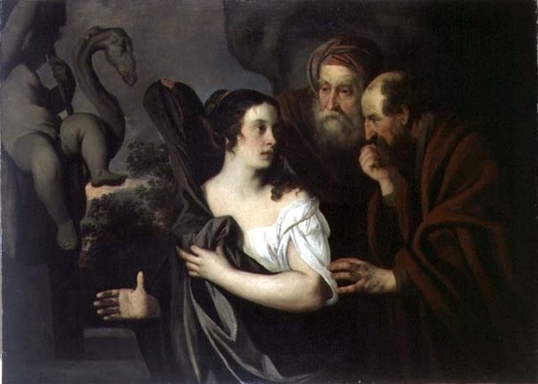 Zuzanna i Starsi autorstwa Peter Lely