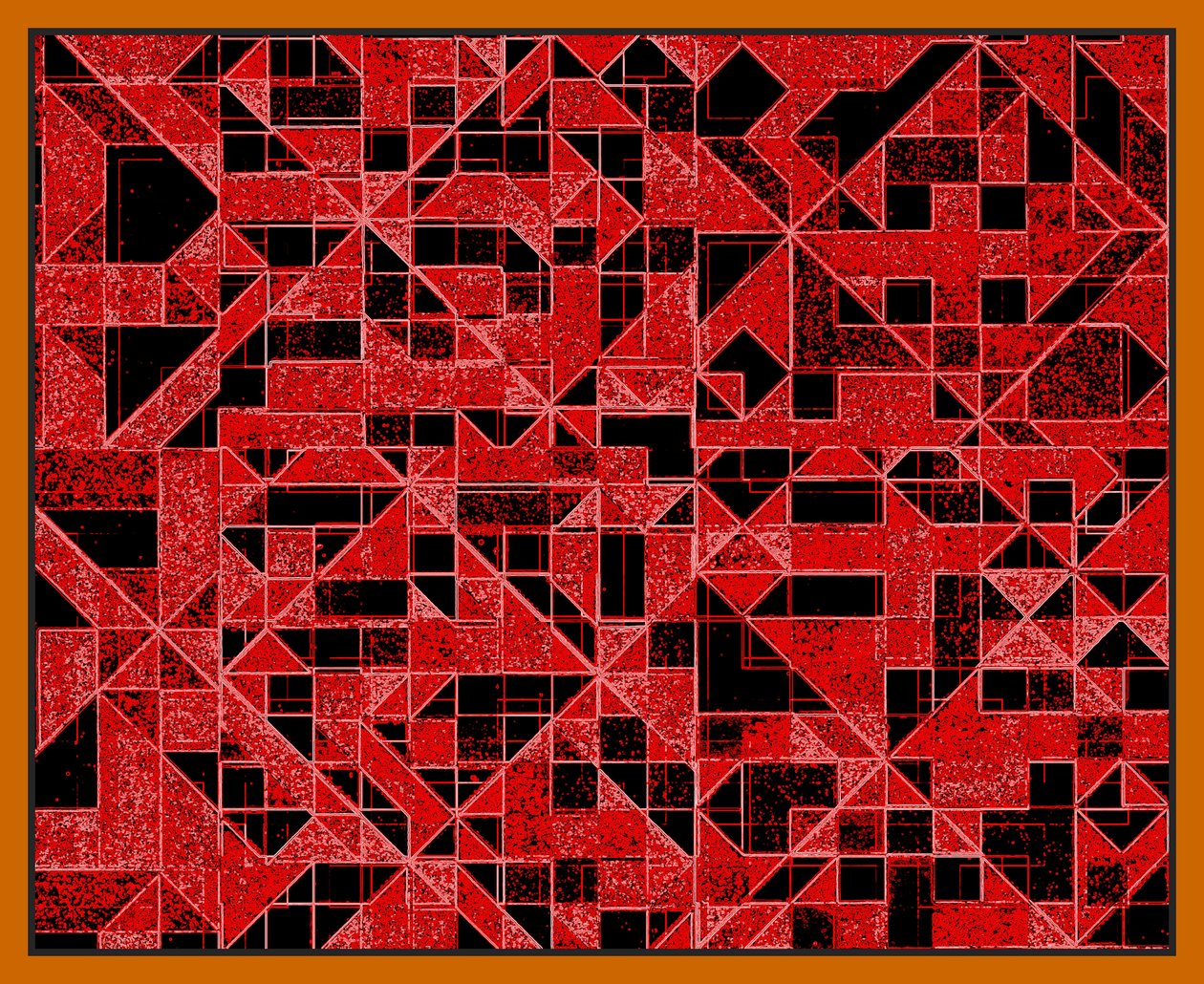 OKNO DO DUSZY, 2013, MALARSTWO CYFROWE WZMOCNIONE autorstwa Peter McClure