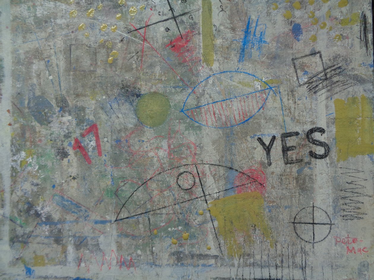 YES, 2020 (media mieszane) autorstwa Peter McClure