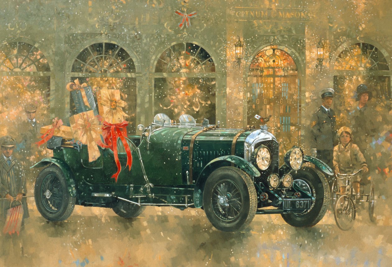 Boże Narodzenie w Fortnum i Masons (olej na płótnie) autorstwa Peter Miller