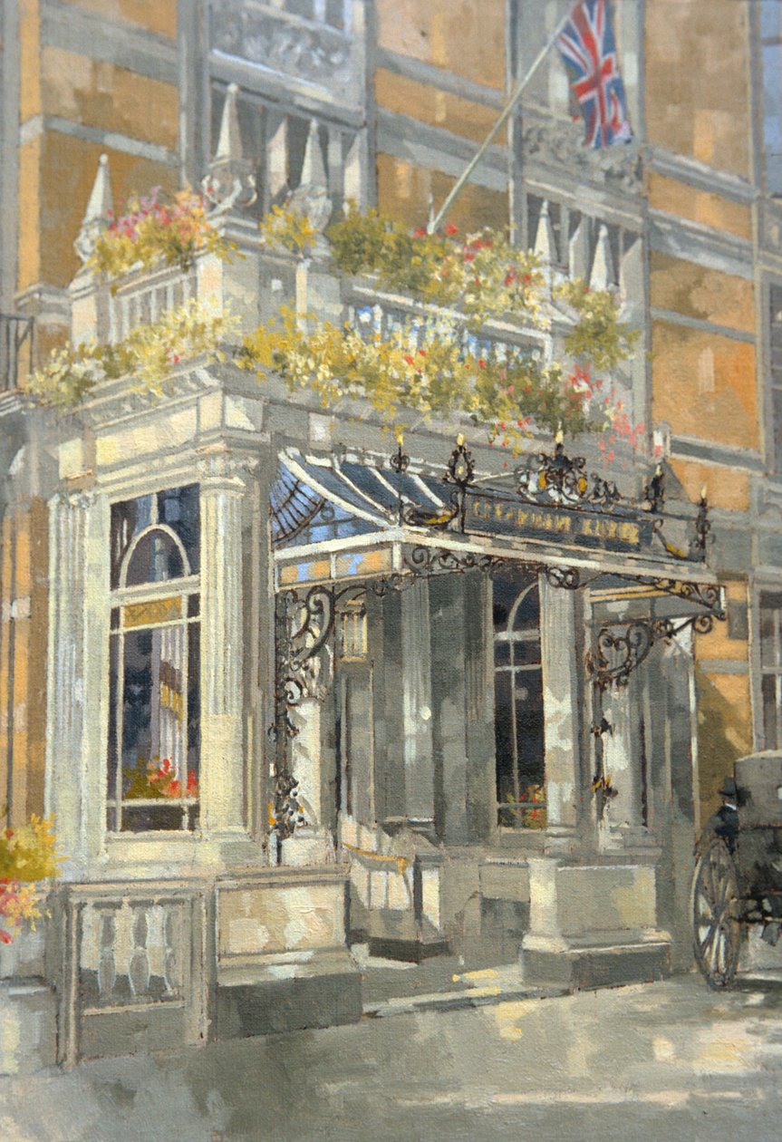 The Connaught Hotel, Londyn (olej na płótnie) autorstwa Peter Miller