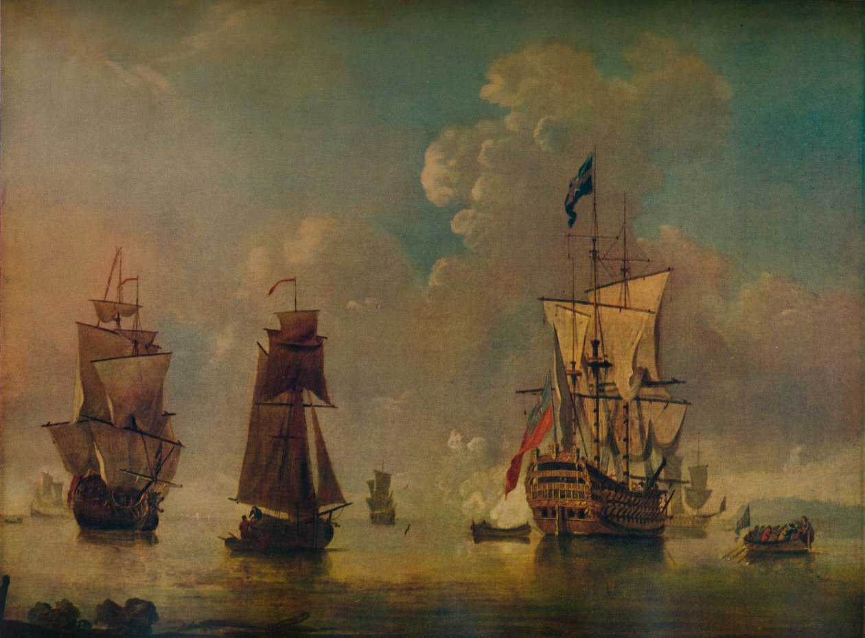 Wojownicy, c1720 autorstwa Peter Monamy