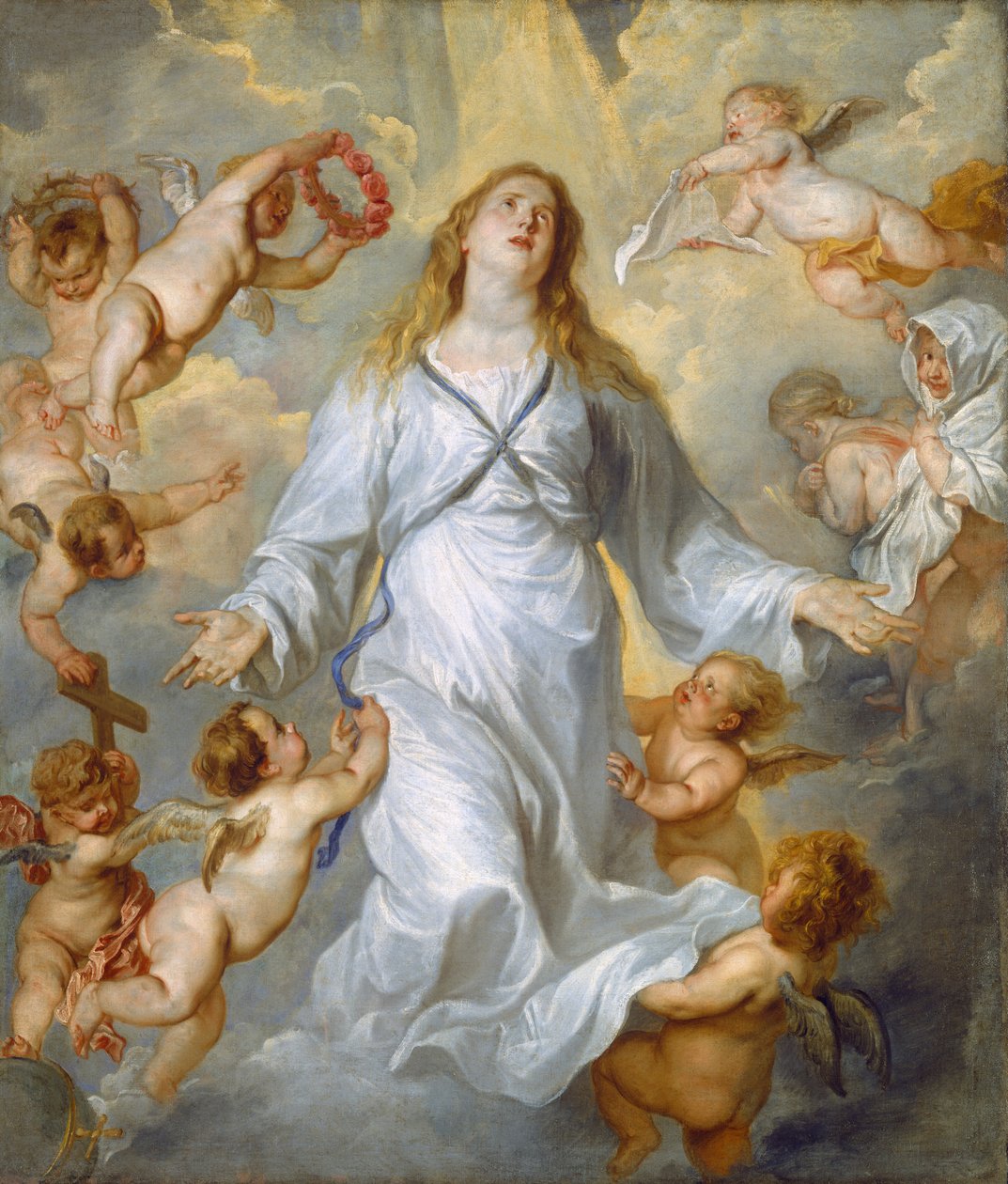 Dziewica jako orędowniczka autorstwa Peter P. & Dyck Anthony Van (1599-1641) Rubens