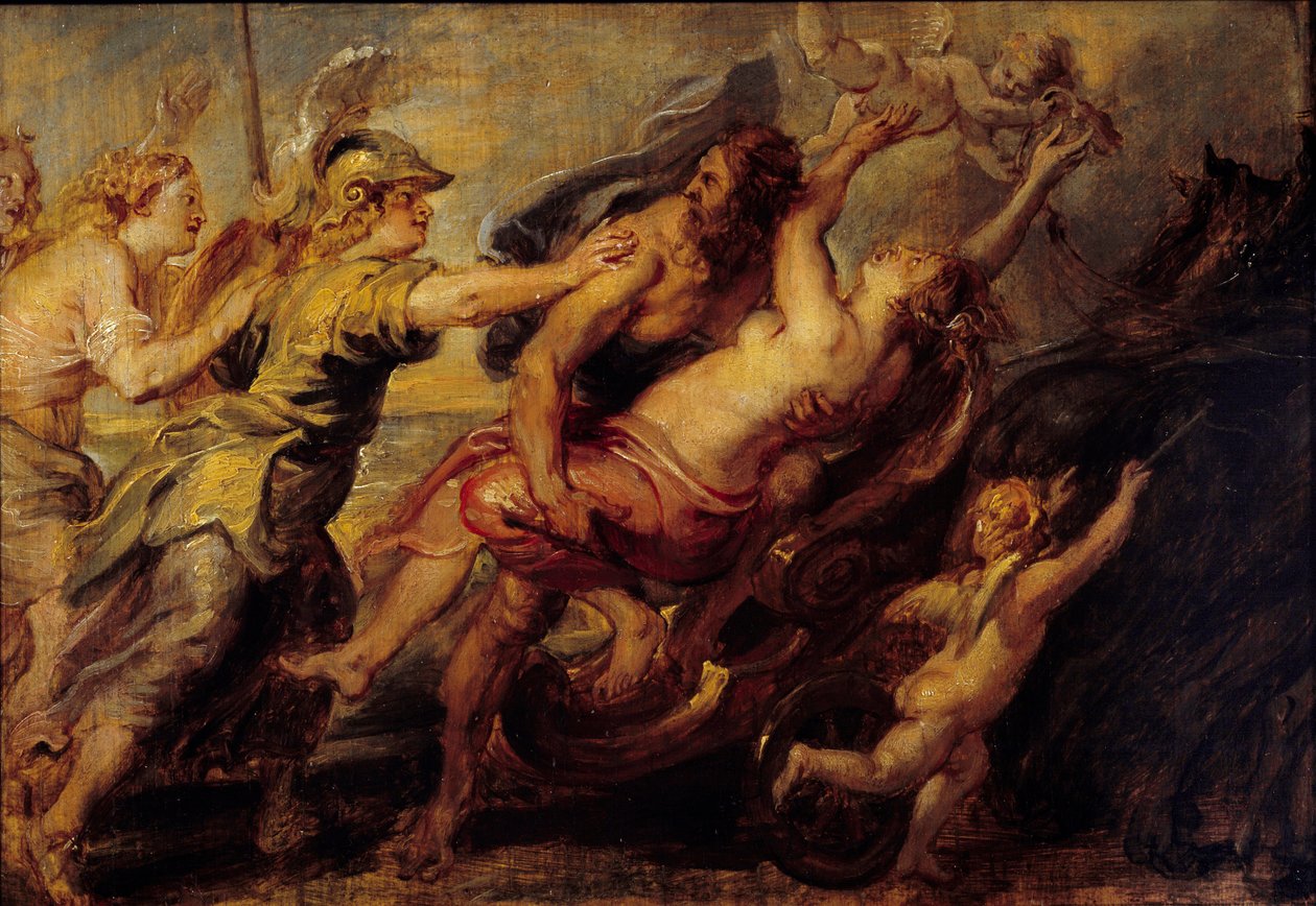Usunięcie Prozerpiny. Obraz przypisywany Pierre Paul (Pierre-Paul) Rubens (lub Peter Paul lub Petrus Paulus) (1577-1640) Ec. Bujda autorstwa Peter Paul (attr. to) Rubens